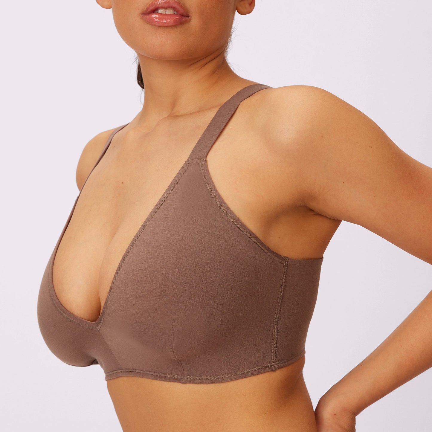 Vintage Soft Triangle Bralette | New:Cotton (Eightball)