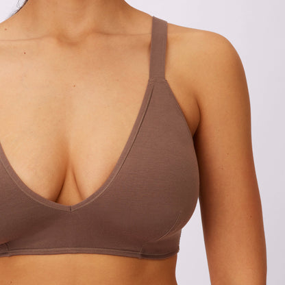 Vintage Soft Triangle Bralette | New:Cotton (Eightball)