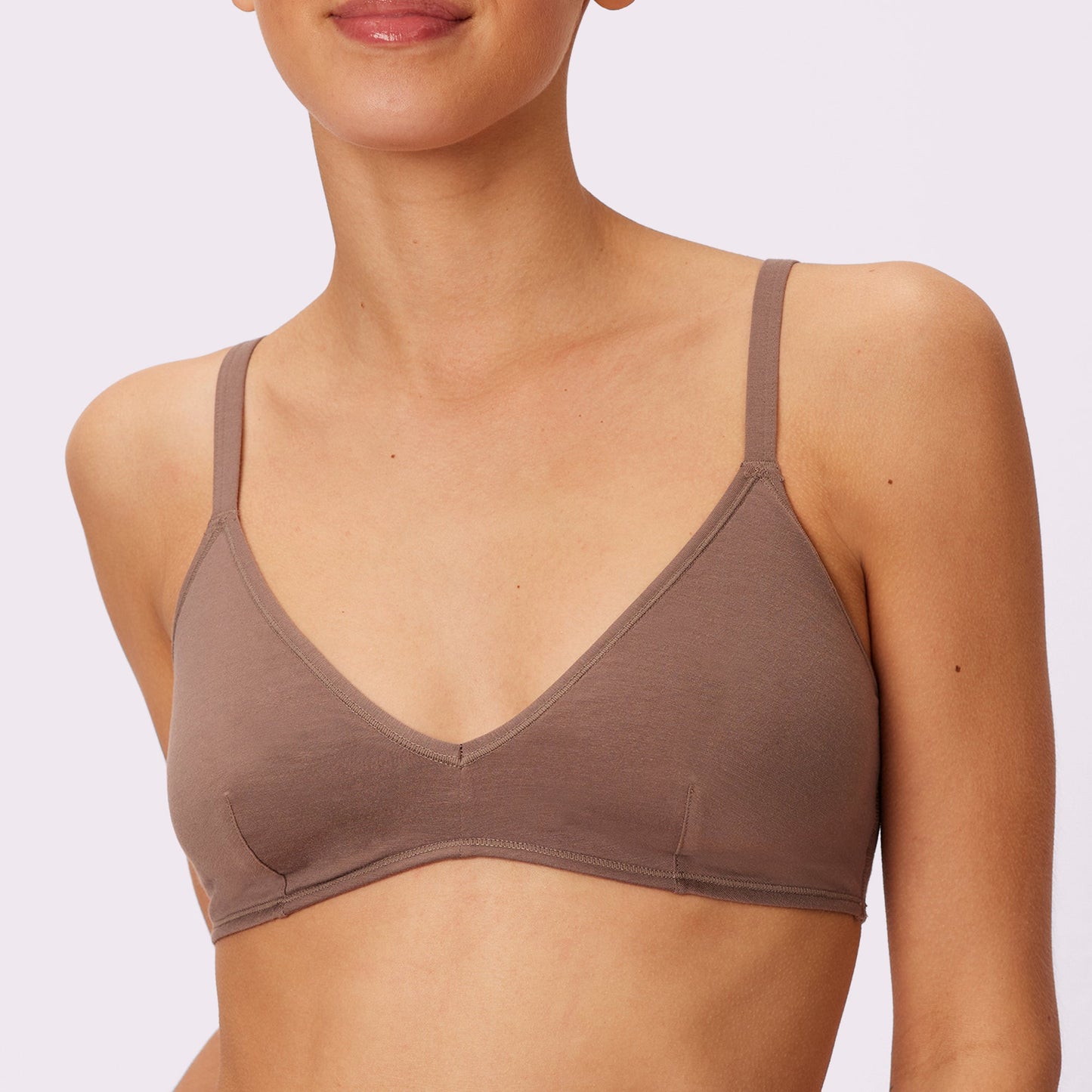 Vintage Soft Triangle Bralette | New:Cotton (Eightball)