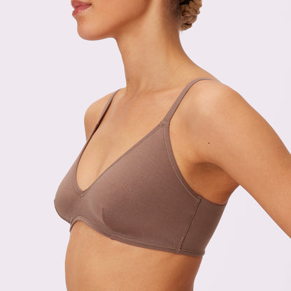 Vintage Soft Triangle Bralette | New:Cotton (Eightball)