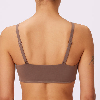 Vintage Soft Triangle Bralette | New:Cotton (Eightball)