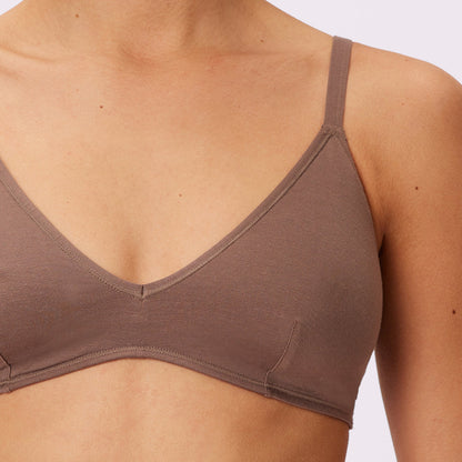 Vintage Soft Triangle Bralette | New:Cotton (Eightball)