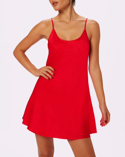 Luxe Sleep Dress | Plush Satin (Balloon)