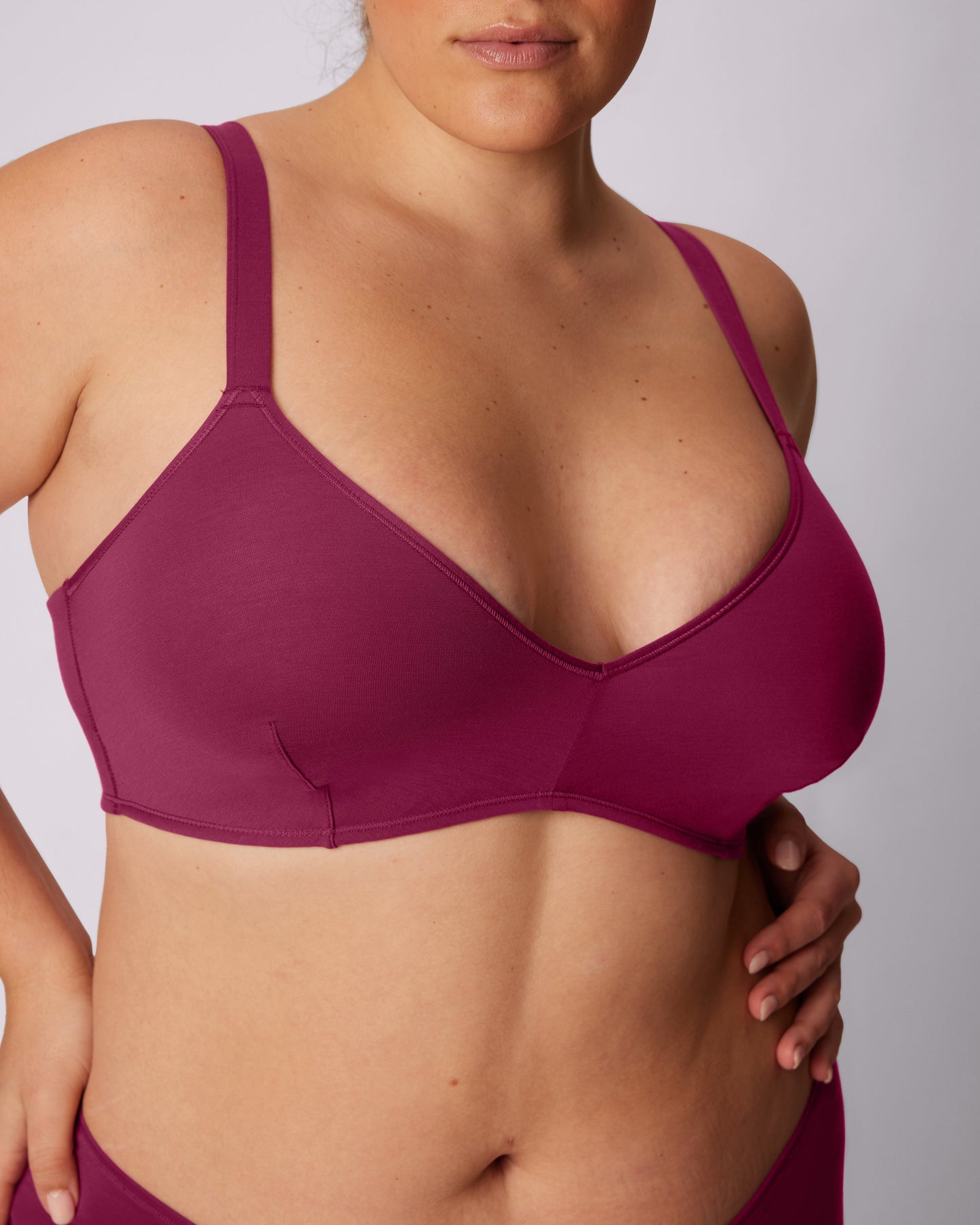 Vintage Soft Triangle Bralette | New:Cotton (Eightball)