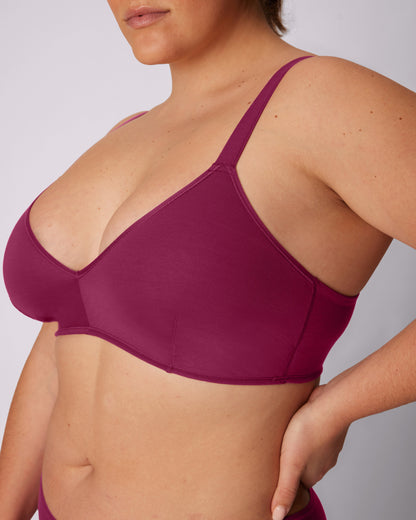 Vintage Soft Triangle Bralette | New:Cotton (Eightball)