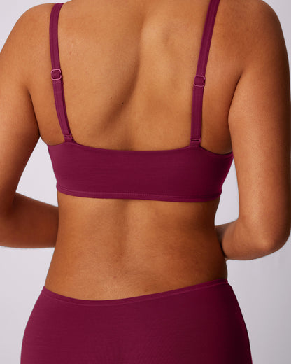 Vintage Soft Triangle Bralette | New:Cotton (Eightball)