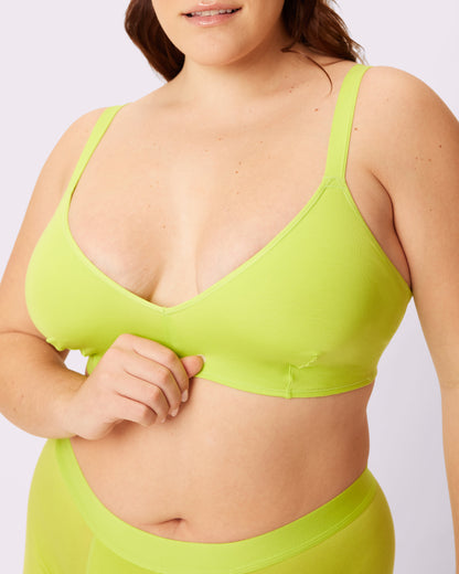 Vintage Soft Triangle Bralette | New:Cotton (Eightball)