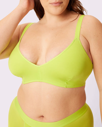 Vintage Soft Triangle Bralette | New:Cotton (Eightball)