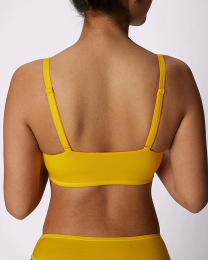 Vintage Soft Triangle Bralette | New:Cotton (Eightball)