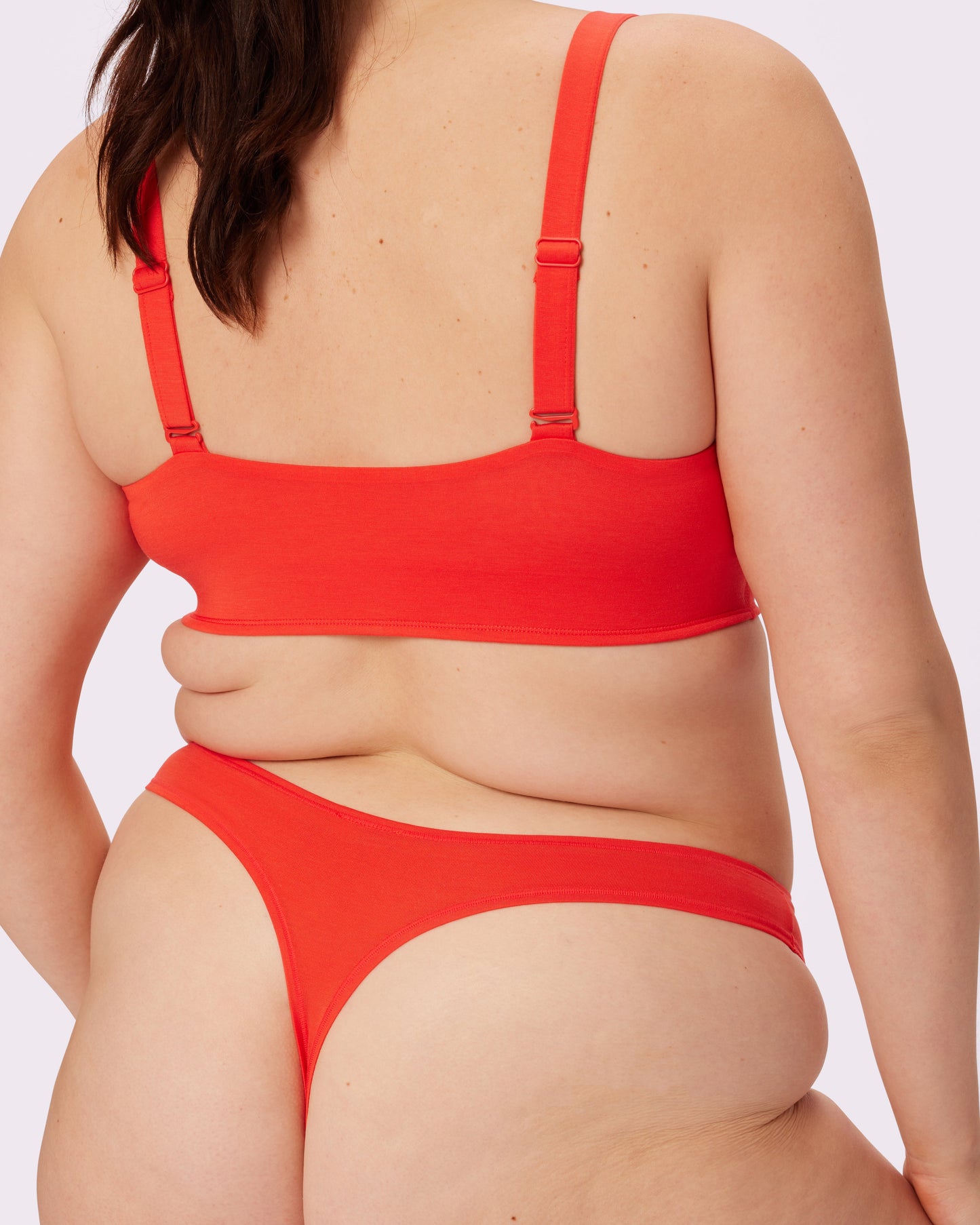 Vintage Soft Triangle Bralette | New:Cotton | Archive (Strawberry)