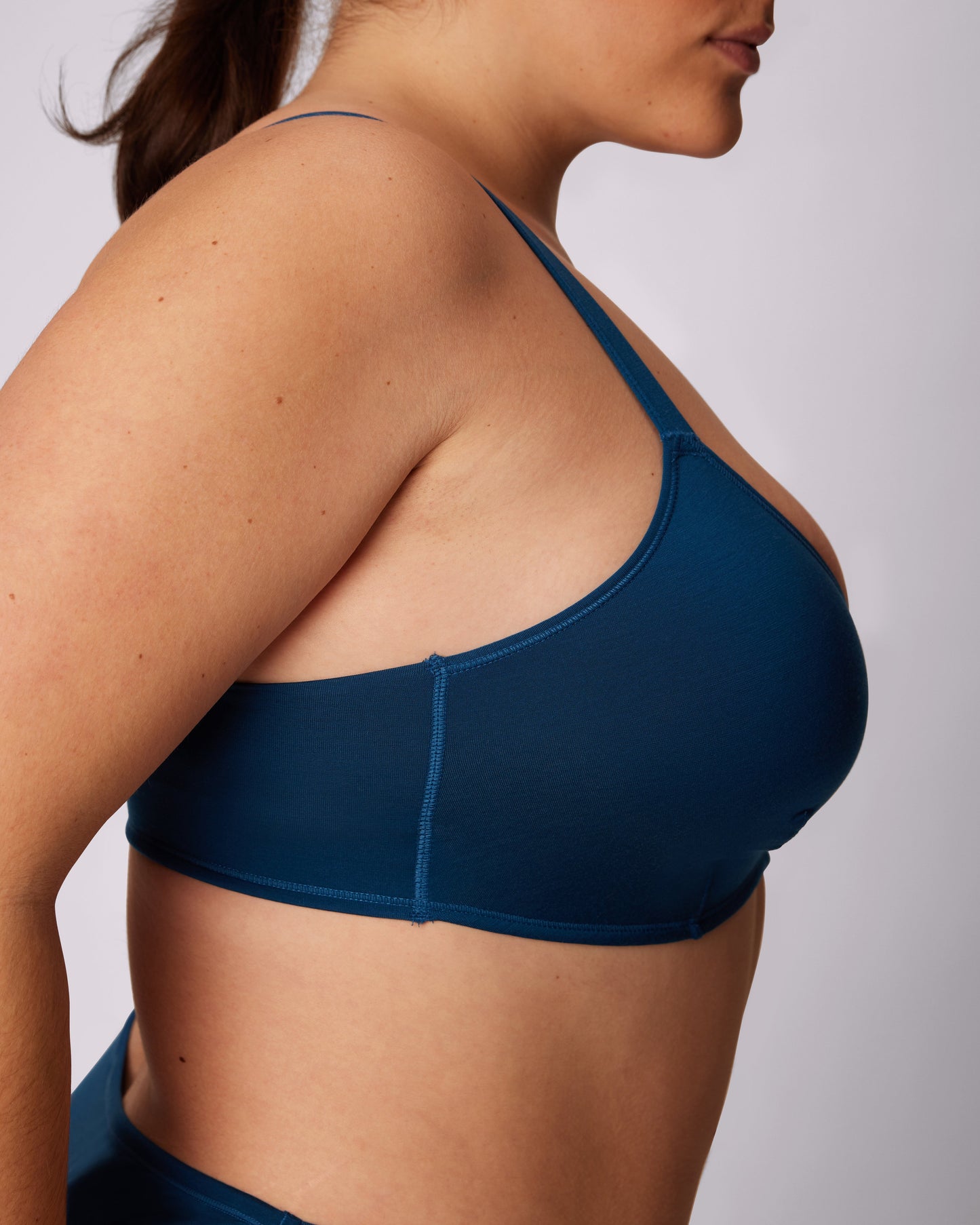 Vintage Soft Triangle Bralette | New:Cotton (Eightball)