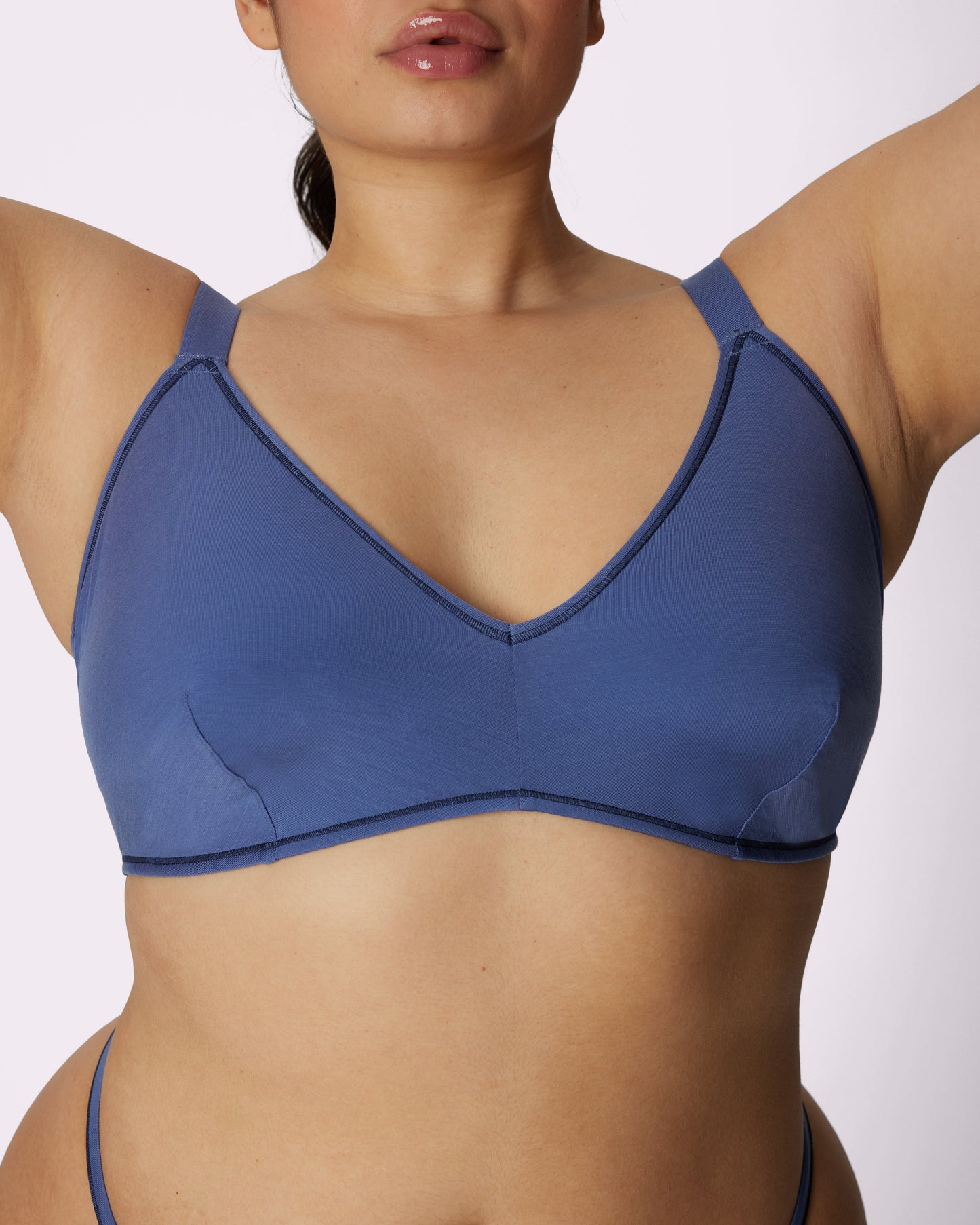 Vintage Soft Triangle Bralette | New:Cotton (Eightball)