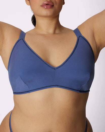 Vintage Soft Triangle Bralette | New:Cotton (Eightball)