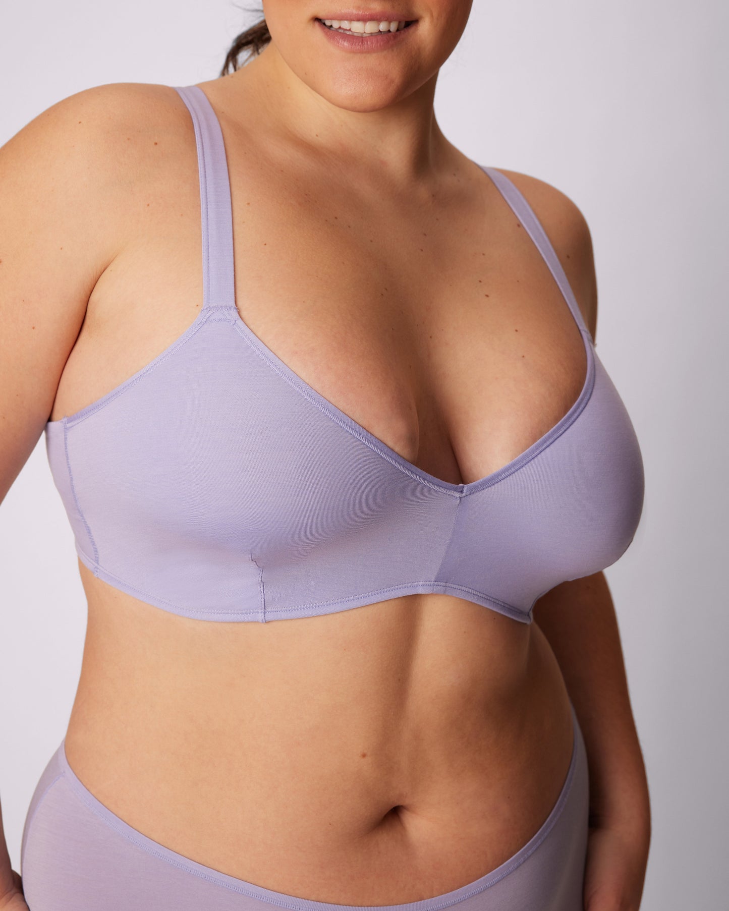 Vintage Soft Triangle Bralette | New:Cotton (Eightball)