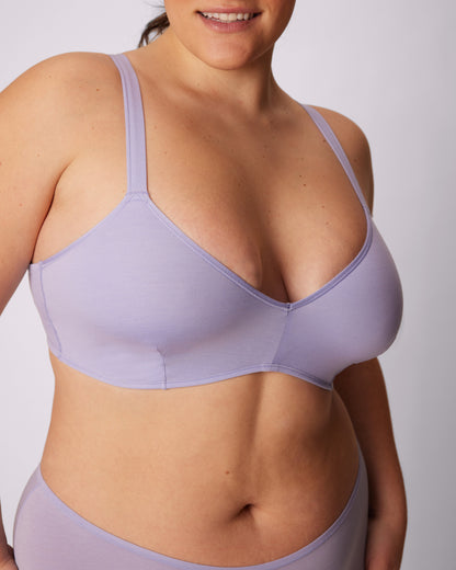 Vintage Soft Triangle Bralette | New:Cotton (Eightball)