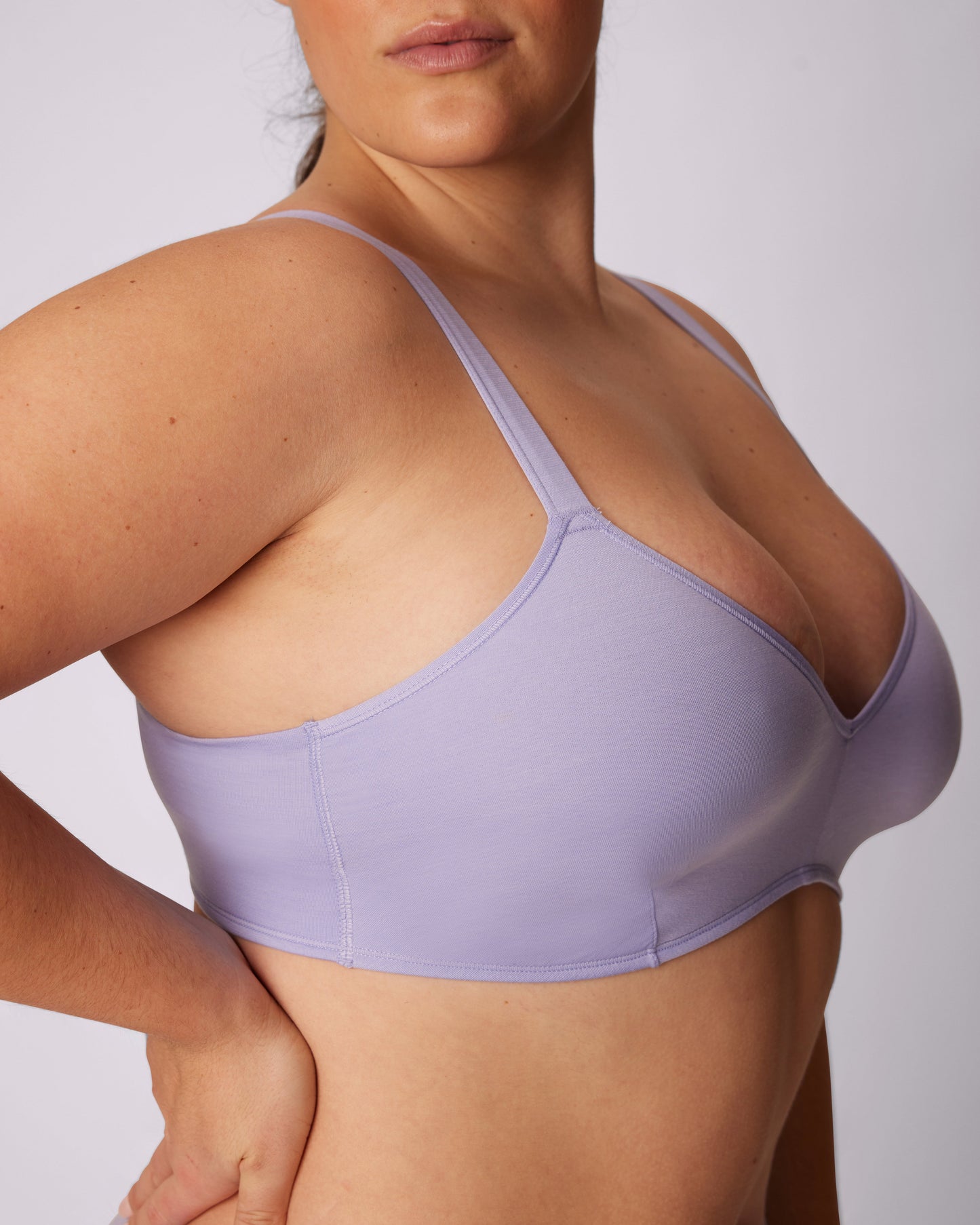 Vintage Soft Triangle Bralette | New:Cotton (Eightball)