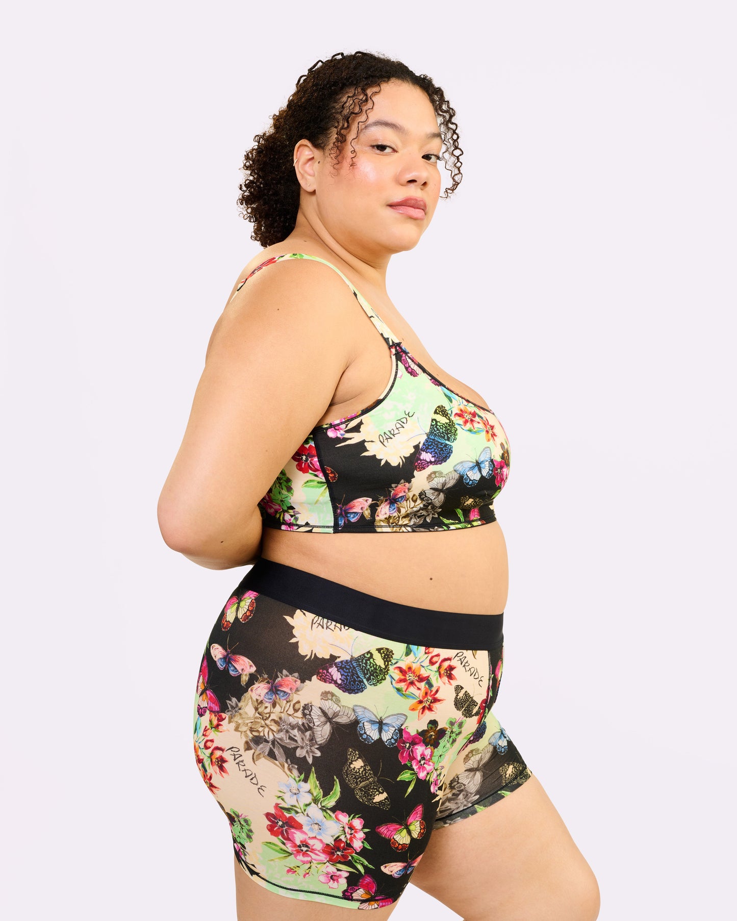 Vintage Soft Scoop Bralette | New:Cotton (Flutter)