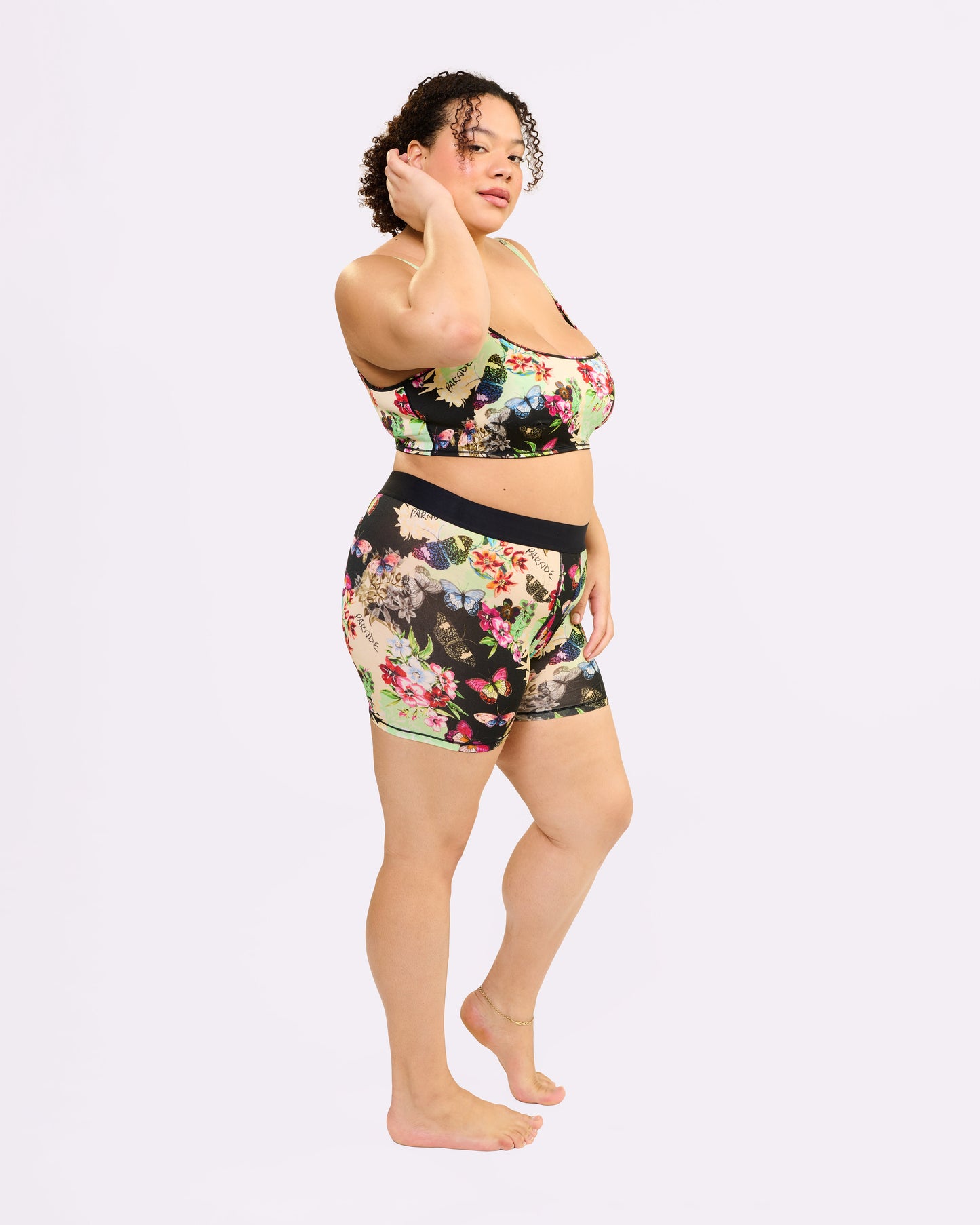 Vintage Soft Scoop Bralette | New:Cotton (Flutter)