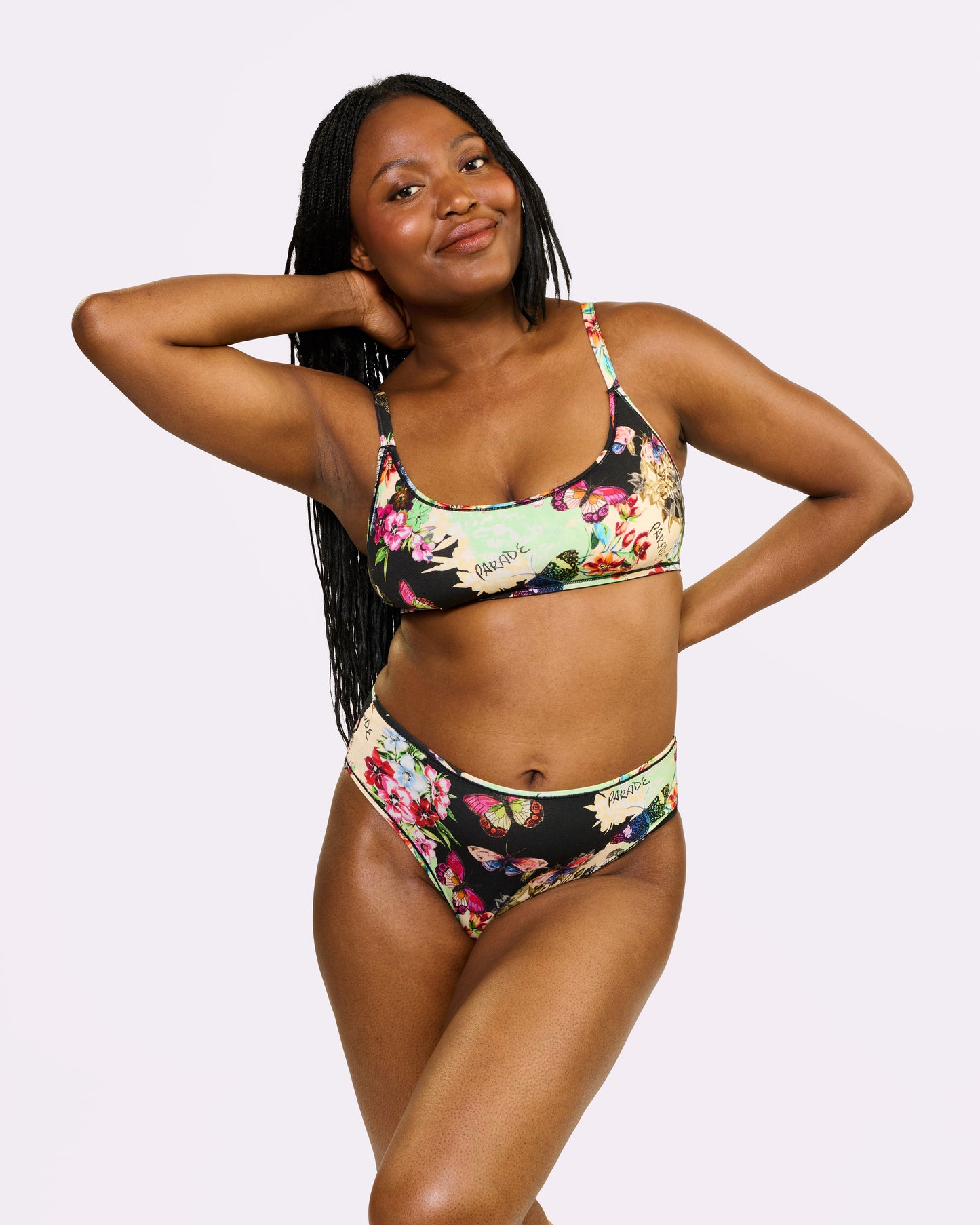 Vintage Soft Scoop Bralette | New:Cotton (Flutter)