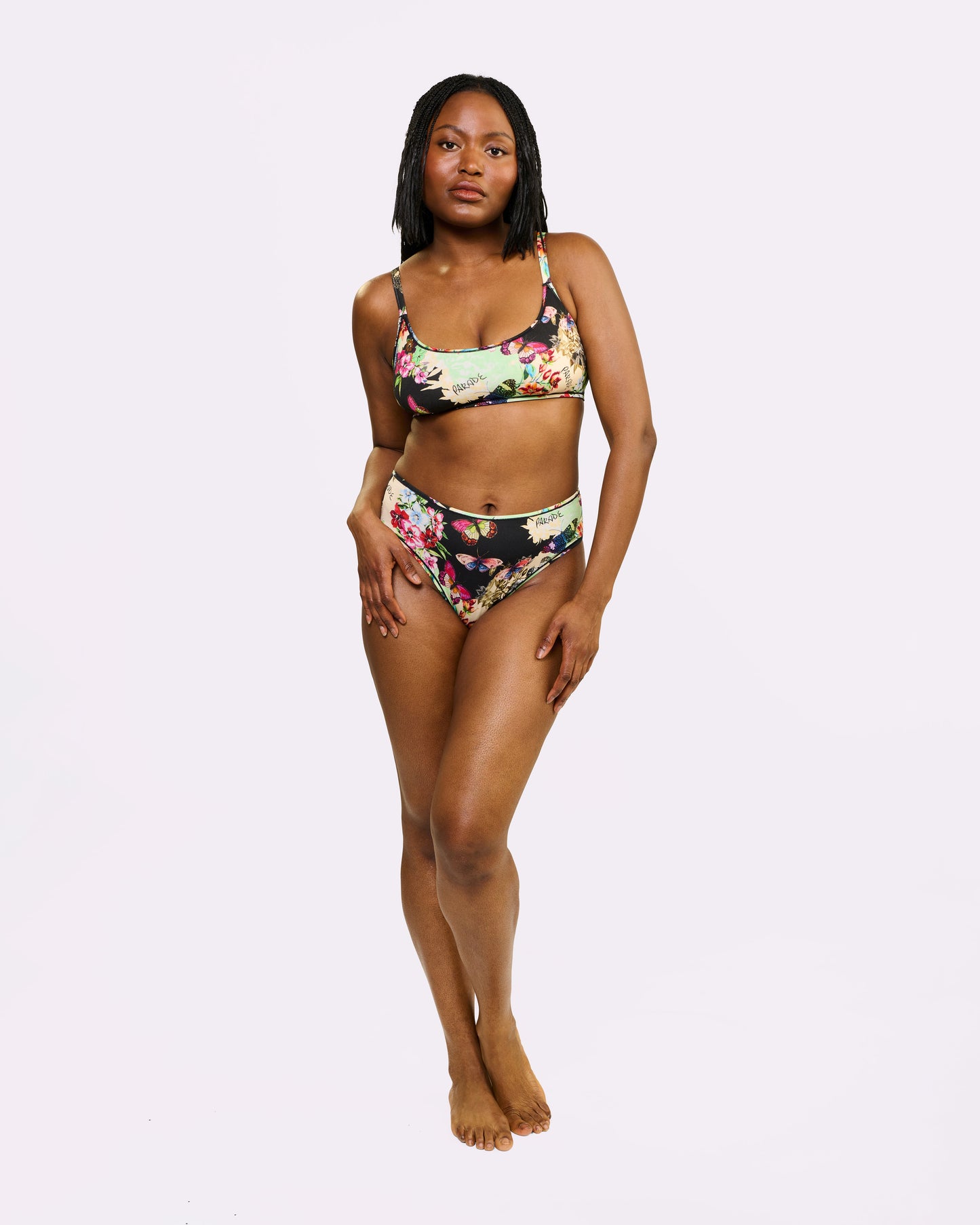 Vintage Soft Scoop Bralette | New:Cotton (Flutter)