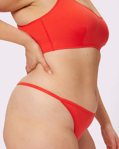 Vintage Soft Scoop Bralette | New:Cotton | Archive (Strawberry)