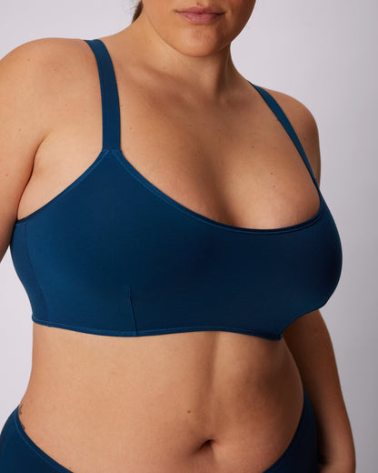 Vintage Soft Scoop Bralette | New:Cotton (Eightball)