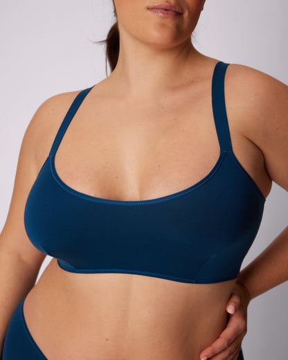 Vintage Soft Scoop Bralette | New:Cotton (Eightball)