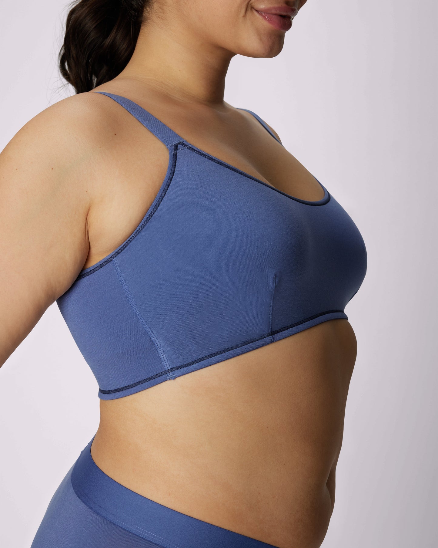 Vintage Soft Scoop Bralette | New:Cotton (Eightball)