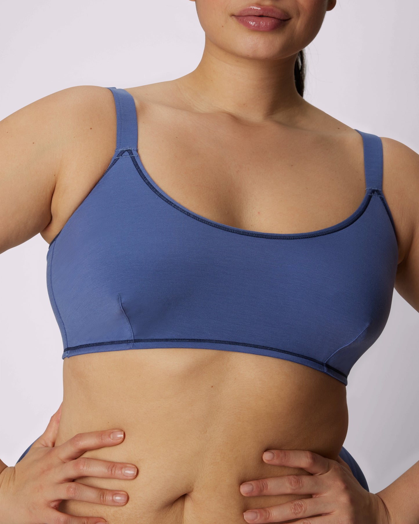 Vintage Soft Scoop Bralette | New:Cotton (Eightball)
