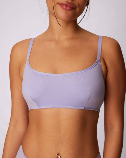 Vintage Soft Scoop Bralette | New:Cotton (Eightball)
