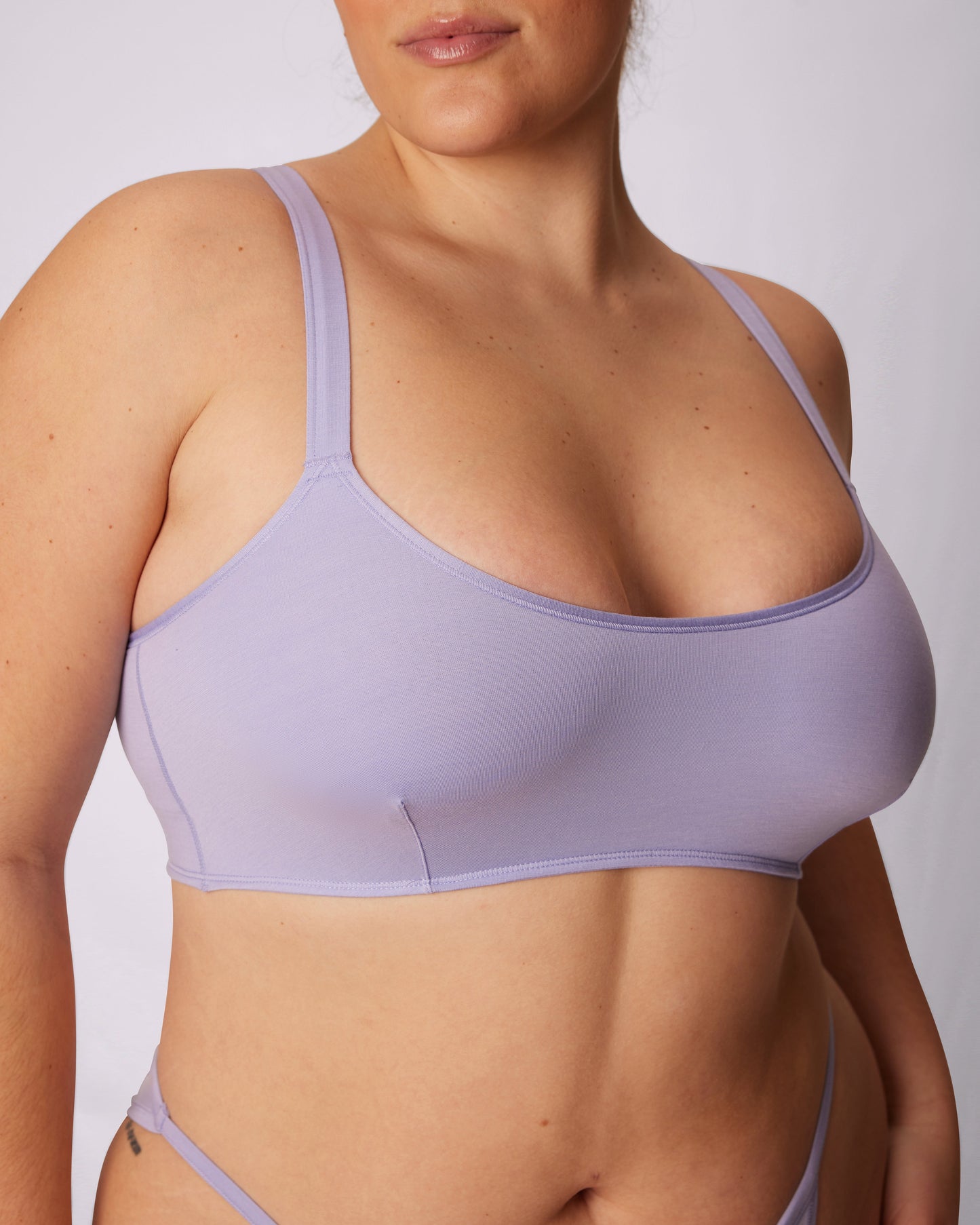 Vintage Soft Scoop Bralette | New:Cotton (Eightball)