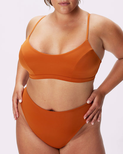 Scoop Bikini Top | EcoSplash Swim | Archive (Golden Hour)