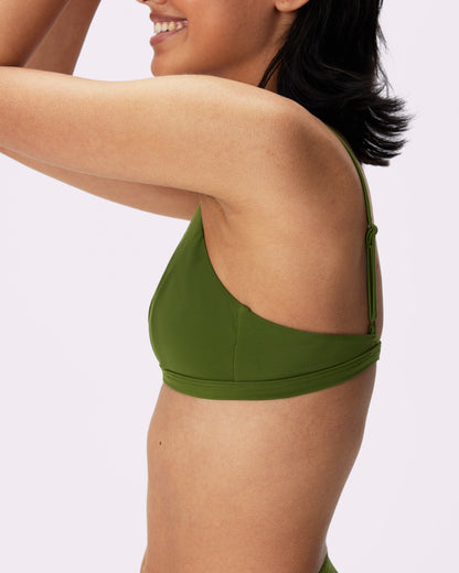 Scoop Bikini Top | EcoSplash Swim | Archive (Palm Tree)