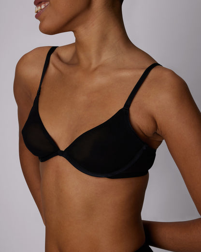Sheer Comfort Triangle Bra | Silky Mesh | Archive (Eightball)