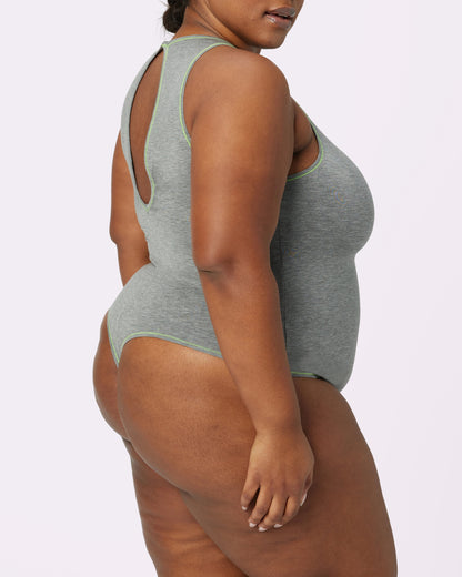 Cut-Out Comfort Bodysuit | New:Cotton (Thunder Pop)