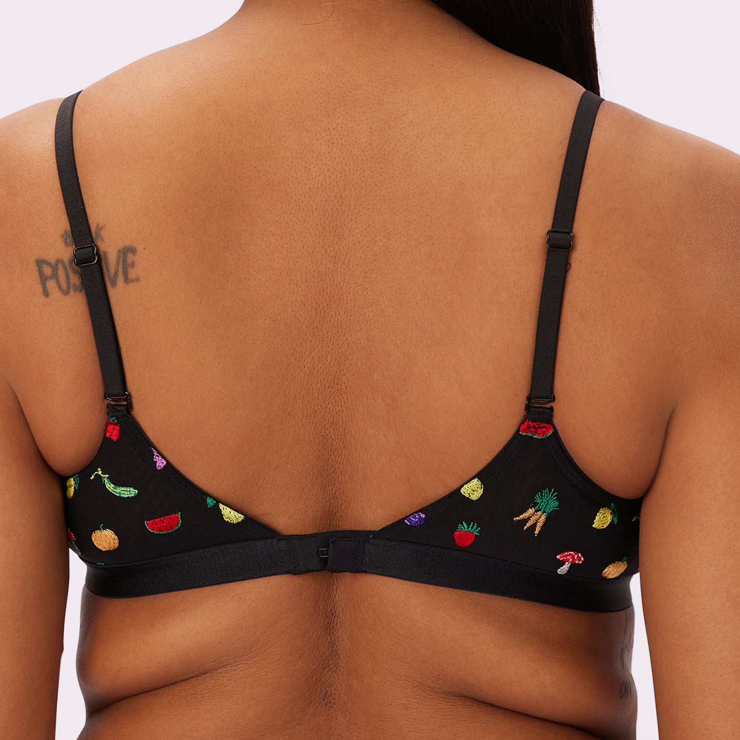 Triangle Bralette | Silky Mesh (Eightball)