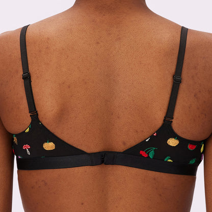 Triangle Bralette | Silky Mesh (Eightball)