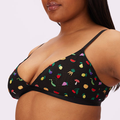 Triangle Bralette | Silky Mesh (Eightball)