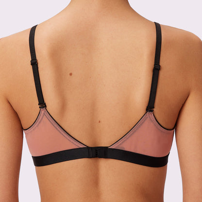 Triangle Bralette | Silky Mesh | Archive (Hot Honey Butterfly)