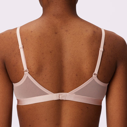 Triangle Bralette | Silky Mesh | Archive (Seashell)