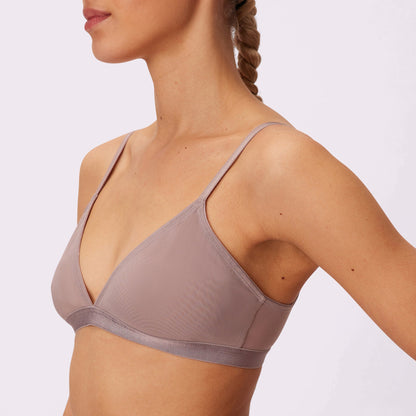 Triangle Bralette | Silky Mesh | Archive (Sandcastle)