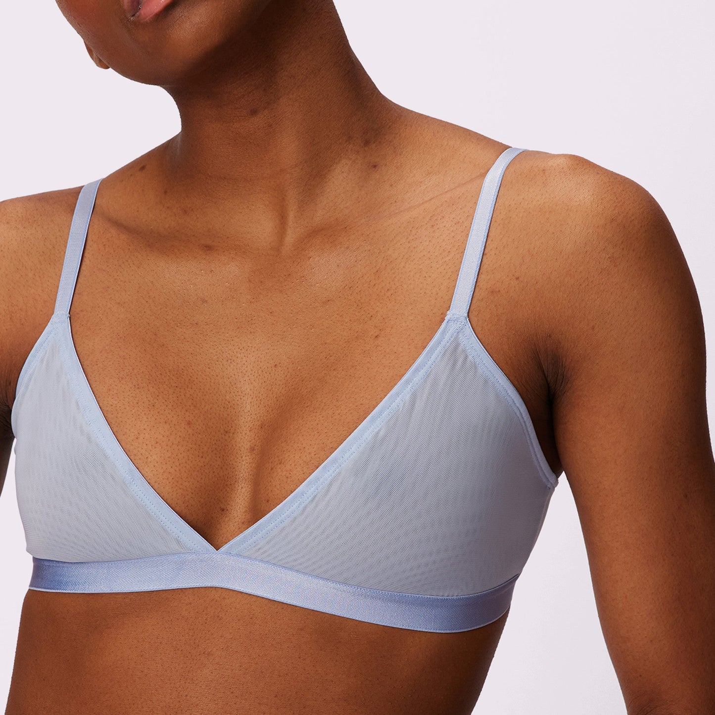Triangle Bralette | Silky Mesh | Archive (Tide Pool)