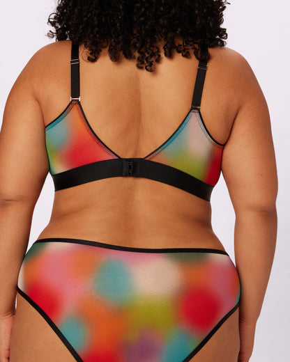 Triangle Bralette | Silky Mesh (Supernova)
