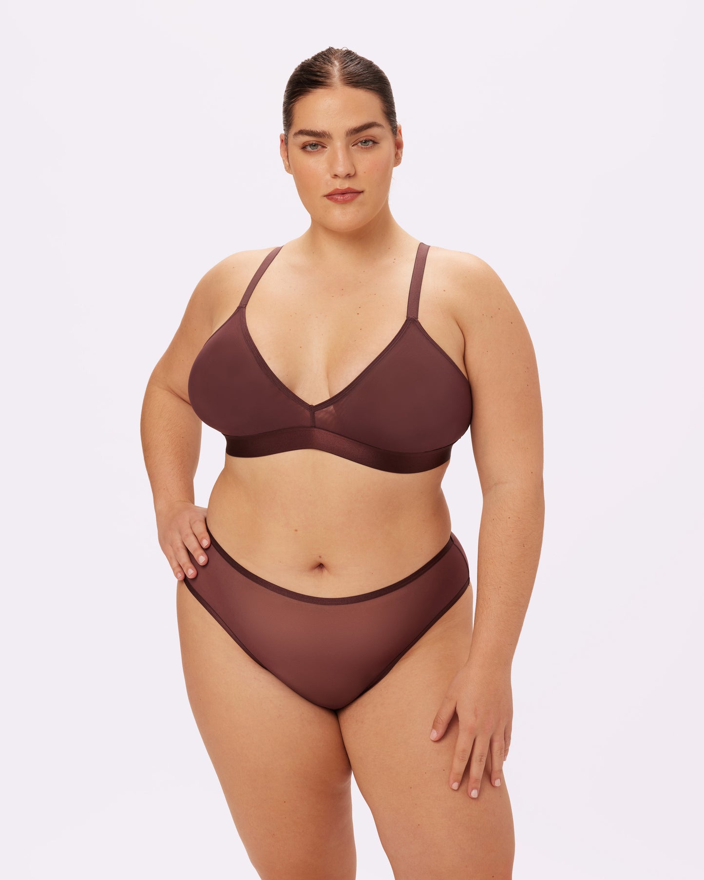 Triangle Bralette | Silky Mesh | Archive (Pony)