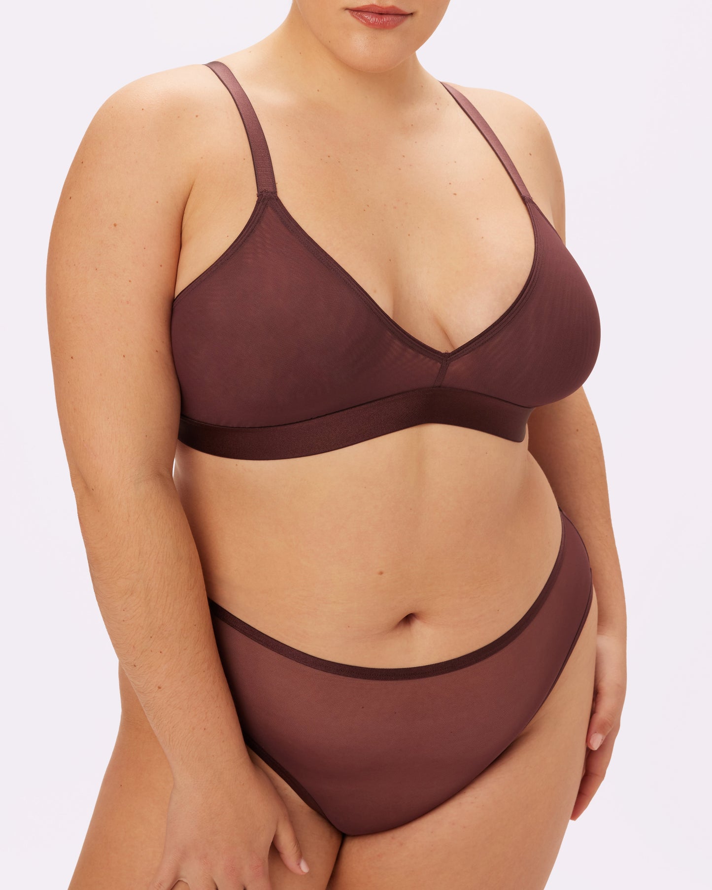 Triangle Bralette | Silky Mesh | Archive (Pony)