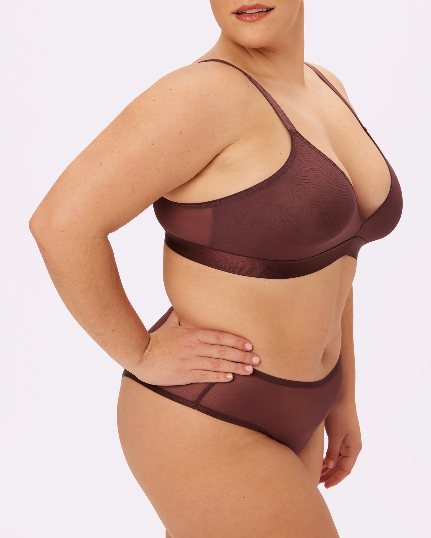 Triangle Bralette | Silky Mesh | Archive (Pony)