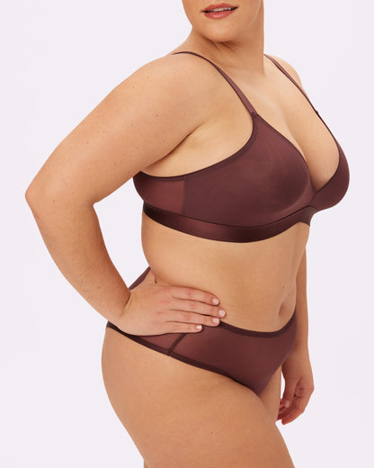 Triangle Bralette | Silky Mesh | Archive (Pony)