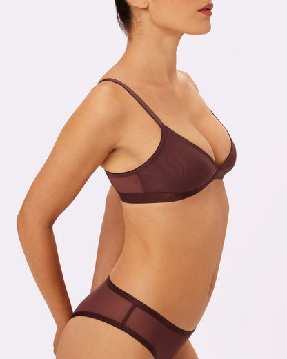 Triangle Bralette | Silky Mesh | Archive (Pony)