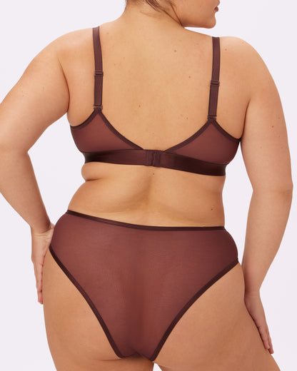 Triangle Bralette | Silky Mesh | Archive (Pony)