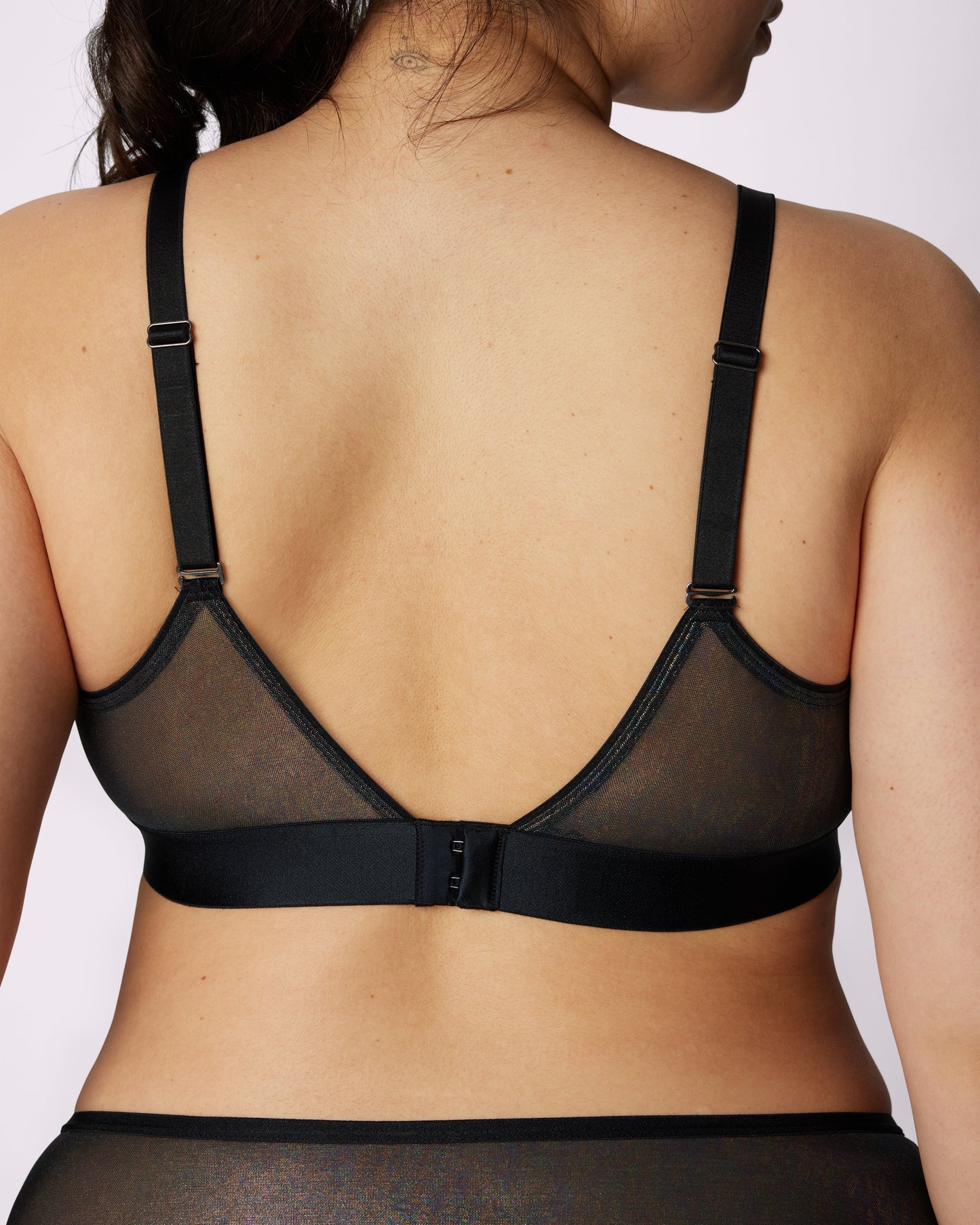 Triangle Bralette Hardware | Silky Mesh | Archive (Glitterbomb)